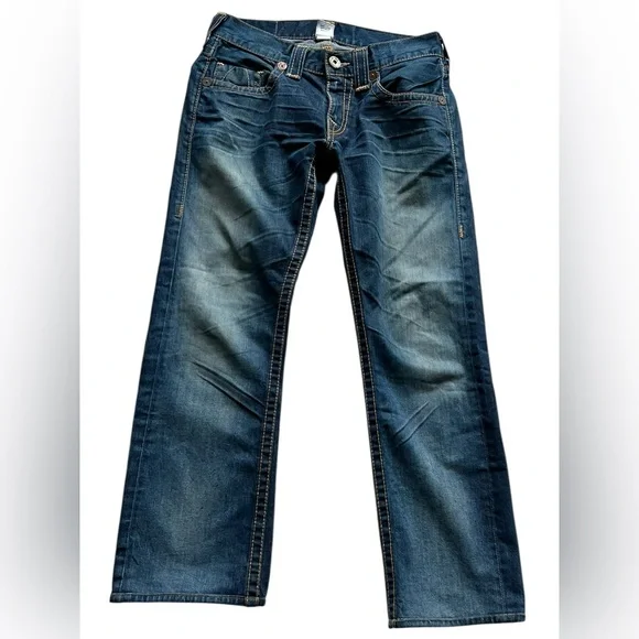 True Religion Big T Men’s Straight Jeans Size 31 - Picture 2 of 12